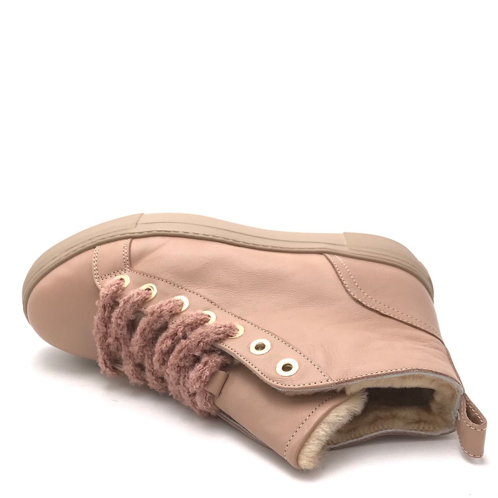 Zulian Calzature Sneakers alta nude Novità