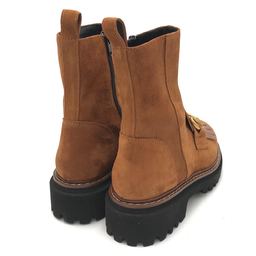 Zulian Calzature Tronchetto velour cuoio Offerta