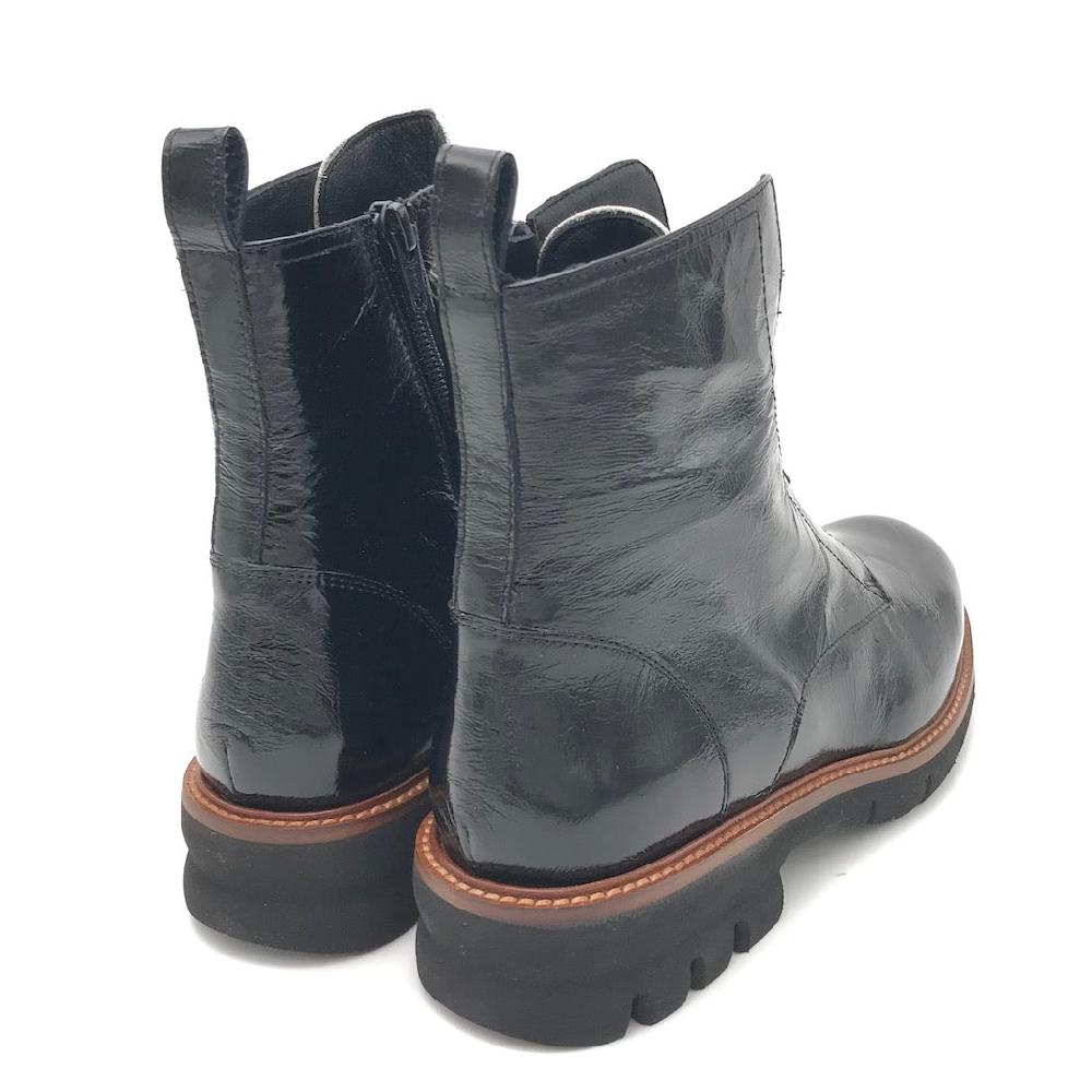 Zulian Calzature Tronchetto naplak nero zip Vendita Economica