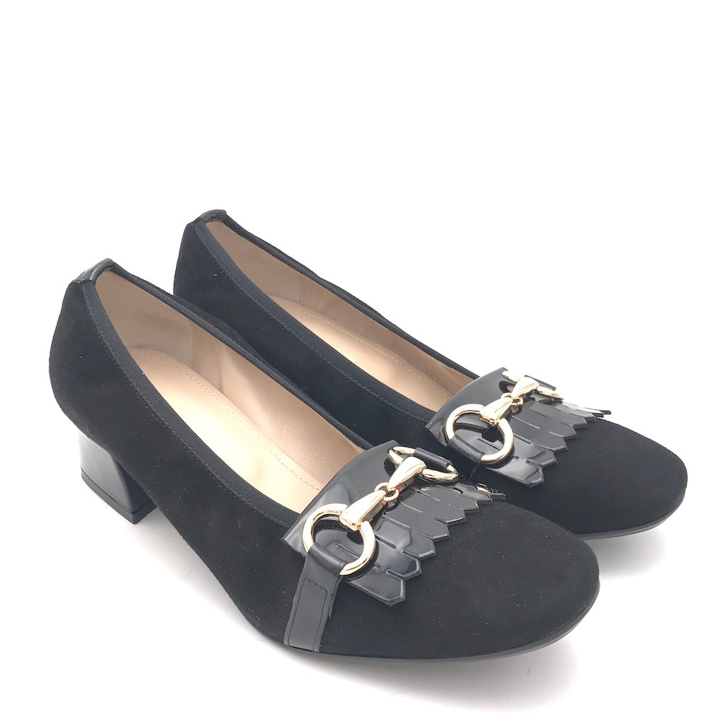 Zulian Calzature Scarpa in camoscio nero Italy