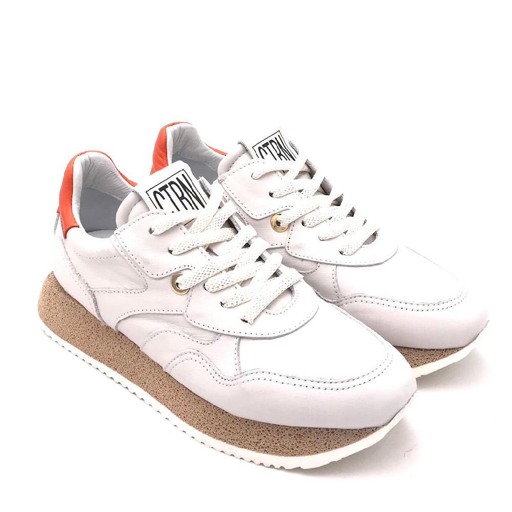 Zulian Calzature Sneakers running total white In Linea