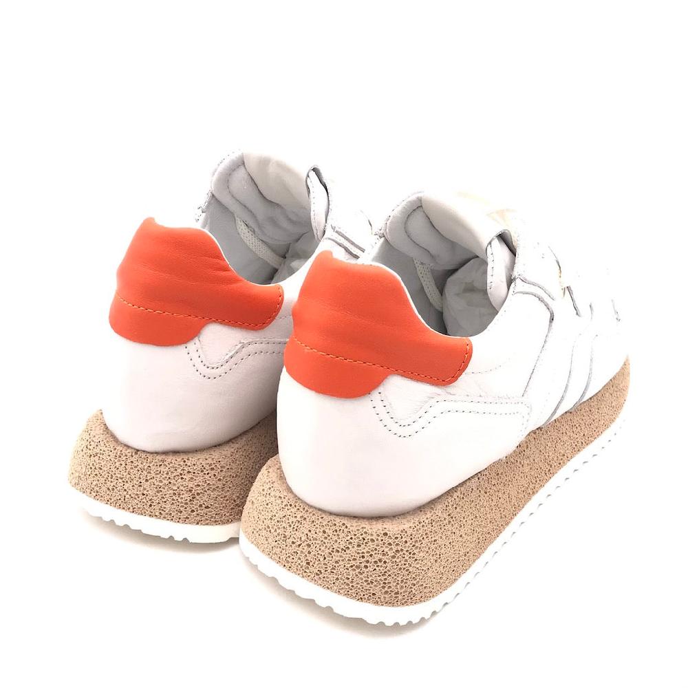 Zulian Calzature Sneakers running total white In Linea