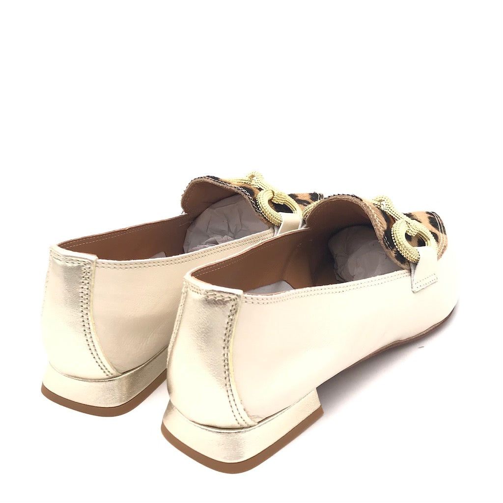 Zulian Calzature Mocassino macula leo crudo Nuovo