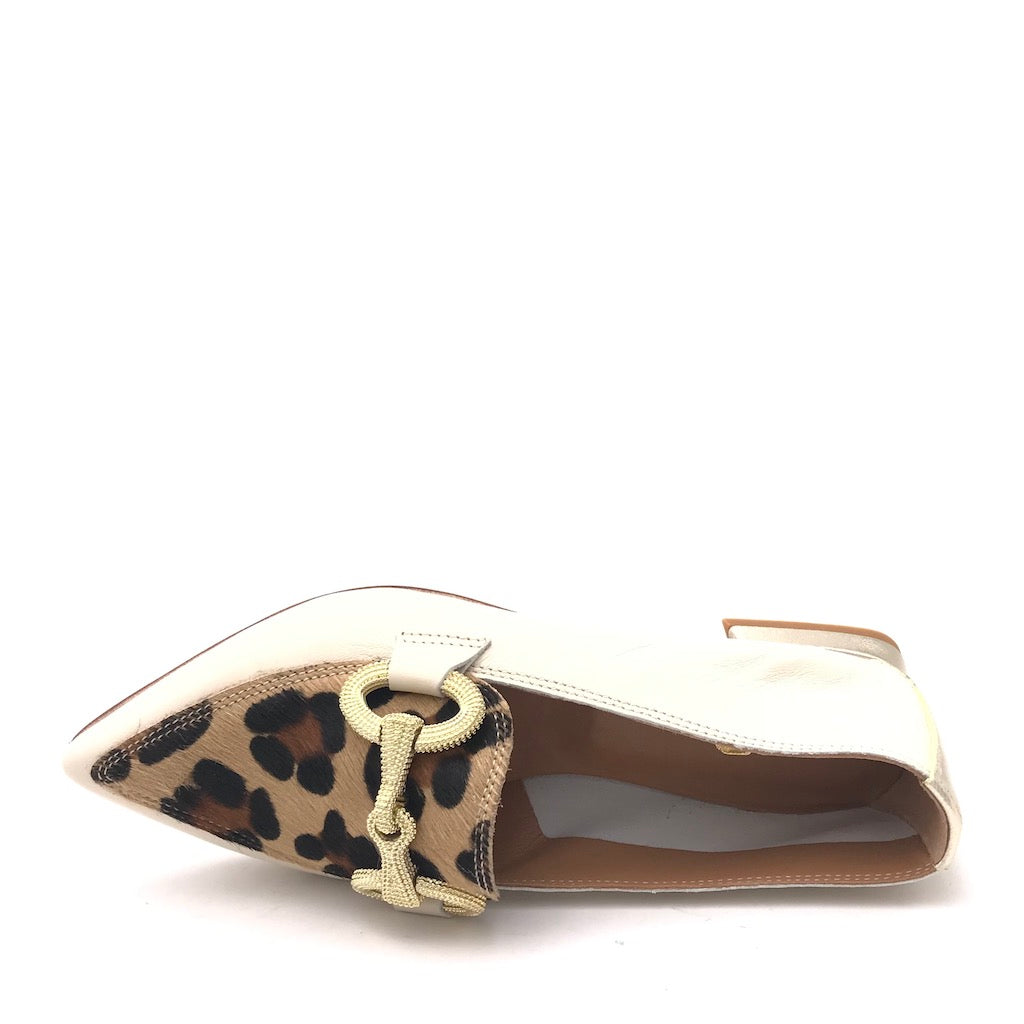 Zulian Calzature Mocassino macula leo crudo Nuovo