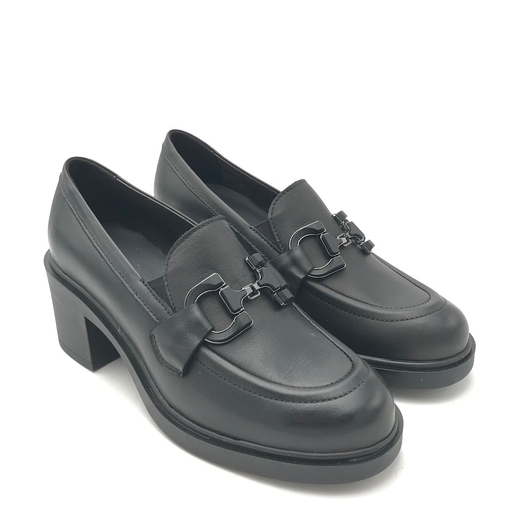 Zulian Calzature Mocassino in nappa nera Sottocosto