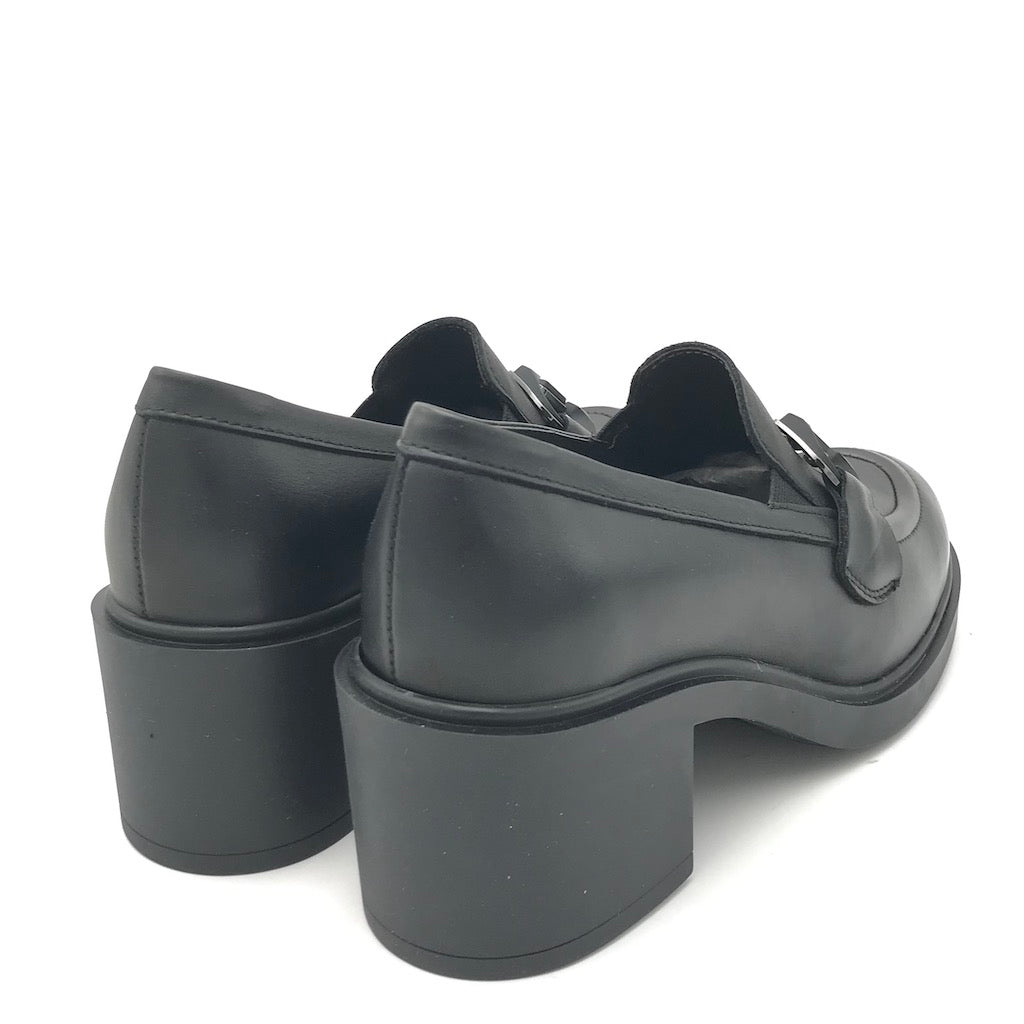Zulian Calzature Mocassino in nappa nera Sottocosto