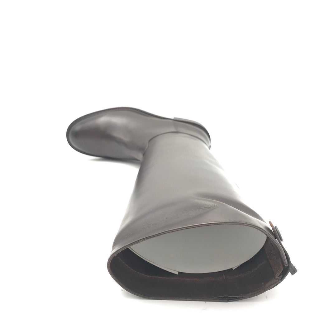 Zulian Calzature Stivale cavallerizza moro Saldi Di Fabbrica