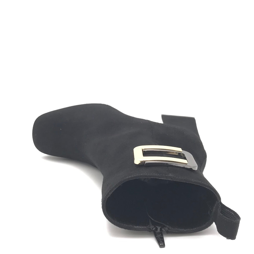 Zulian Calzature Tronchetto camoscio nero Nuova