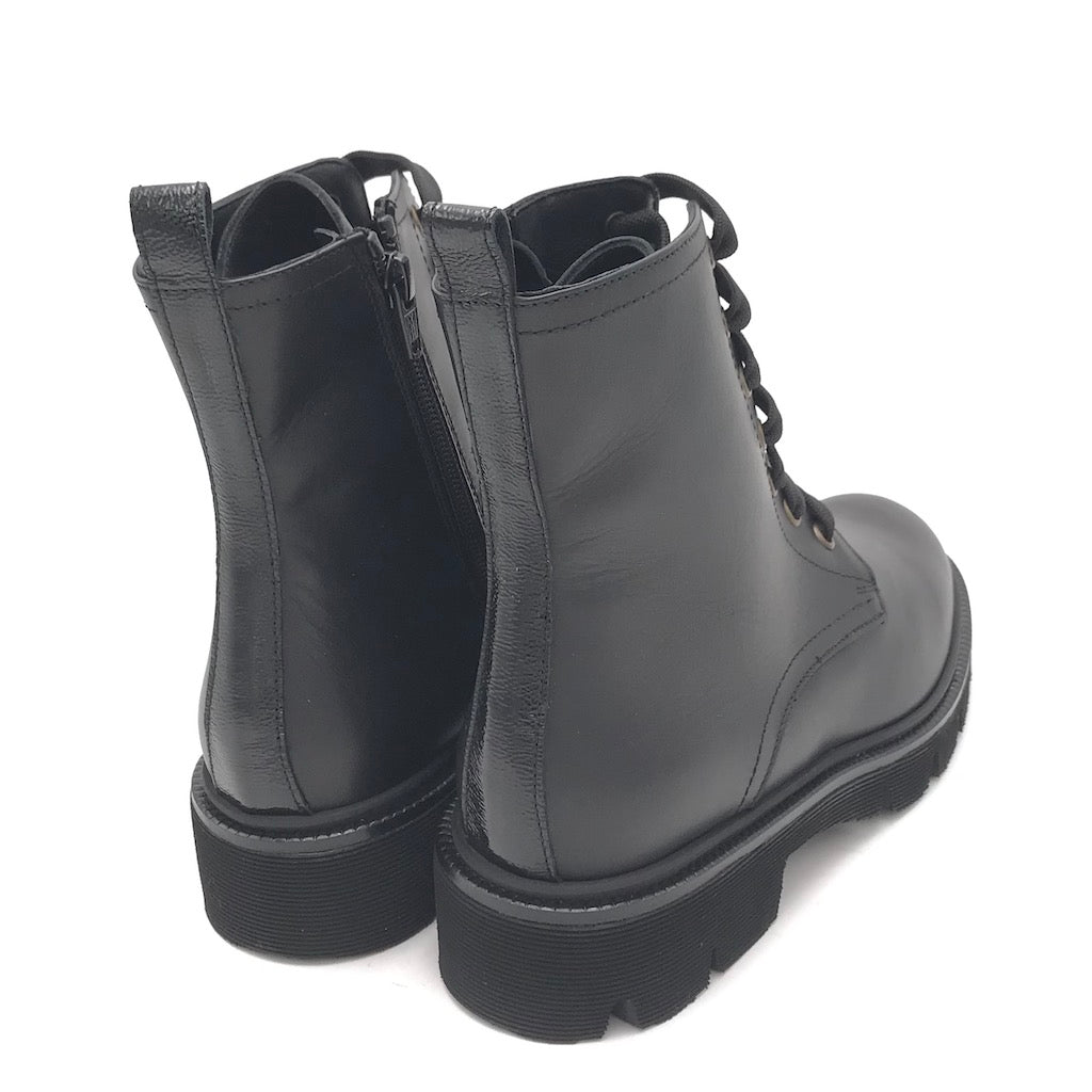Zulian Calzature Anfibio in vitello nero Promozione temporanea