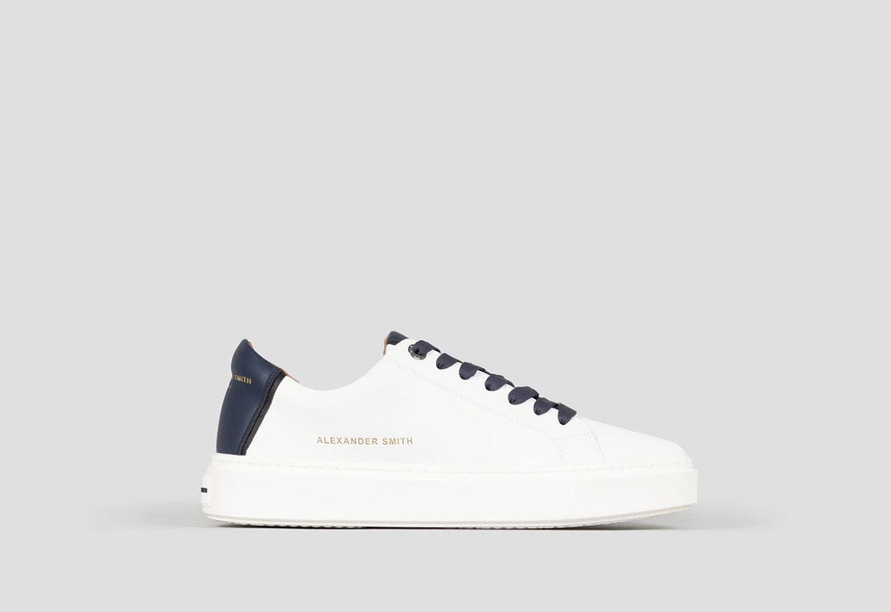 ﻿Alexander Smith LONDON MAN WHITE BLUE