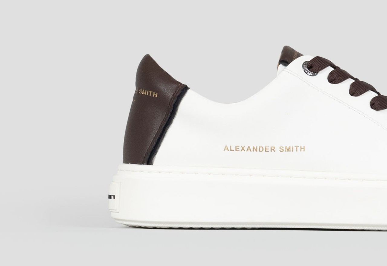 Alexander Smith LONDON MAN WHITE DARK BROWN Vendite Flash