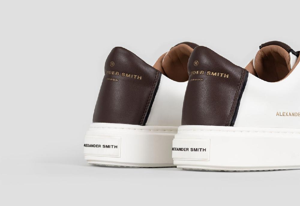 Alexander Smith LONDON MAN WHITE DARK BROWN Vendite Flash
