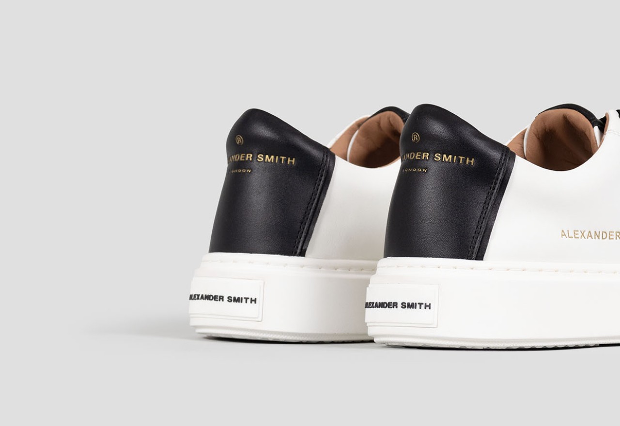 Alexander Smith LONDON MAN WHITE BLACK Moda