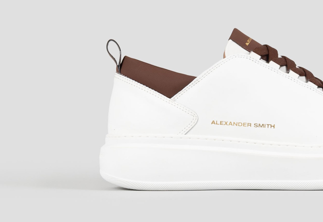 Alexander Smith WEMBLEY MAN WHITE BROWN Spedizione Gratuita