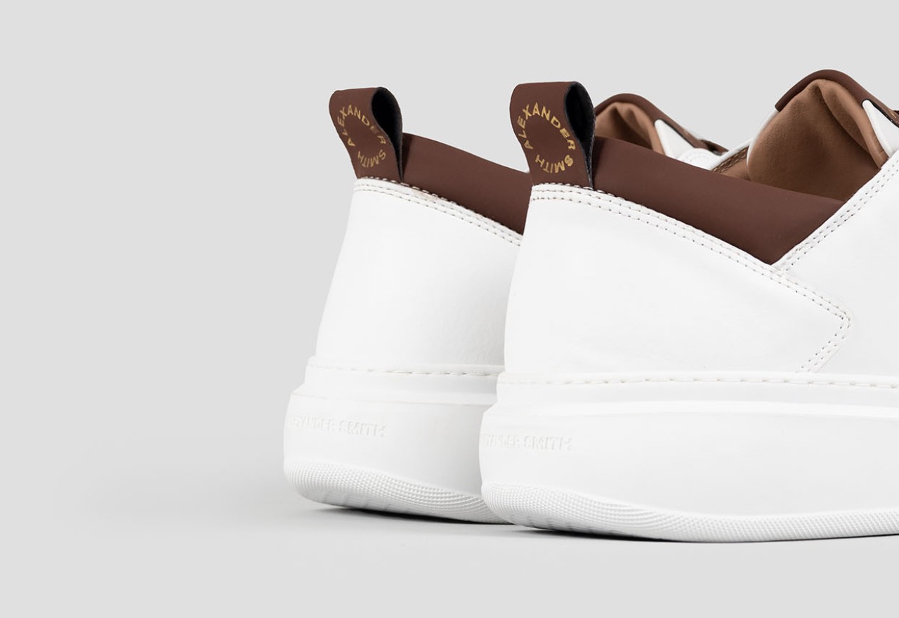Alexander Smith WEMBLEY MAN WHITE BROWN Spedizione Gratuita