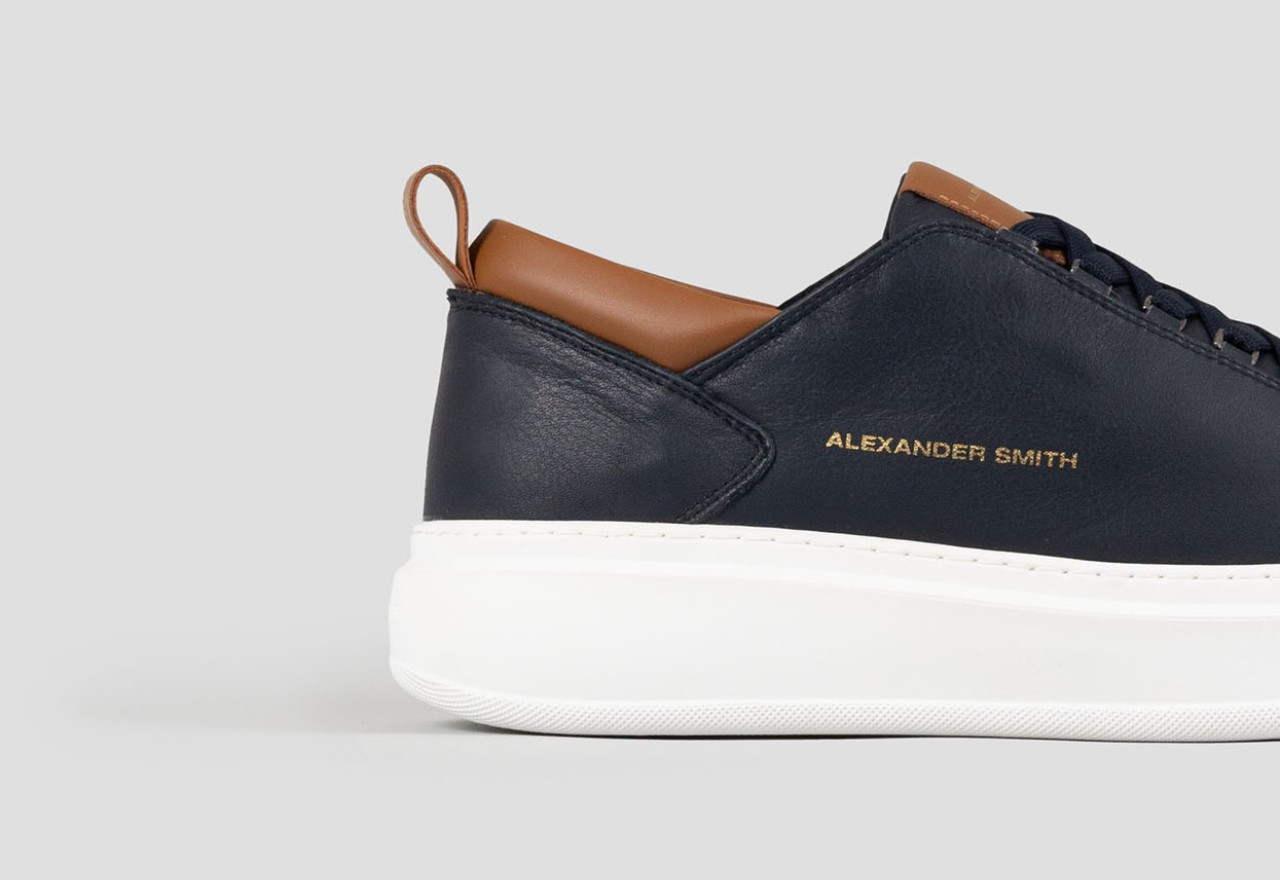 Alexander Smith WEMBLEY MAN BLUE DARK COGNAC Promozione Limitata