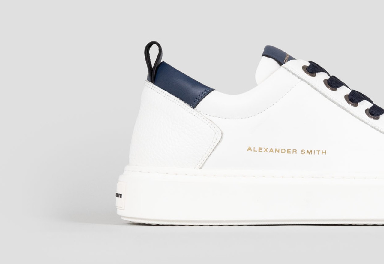 Alexander Smith BOND MAN WHITE BLUE Sottocosto