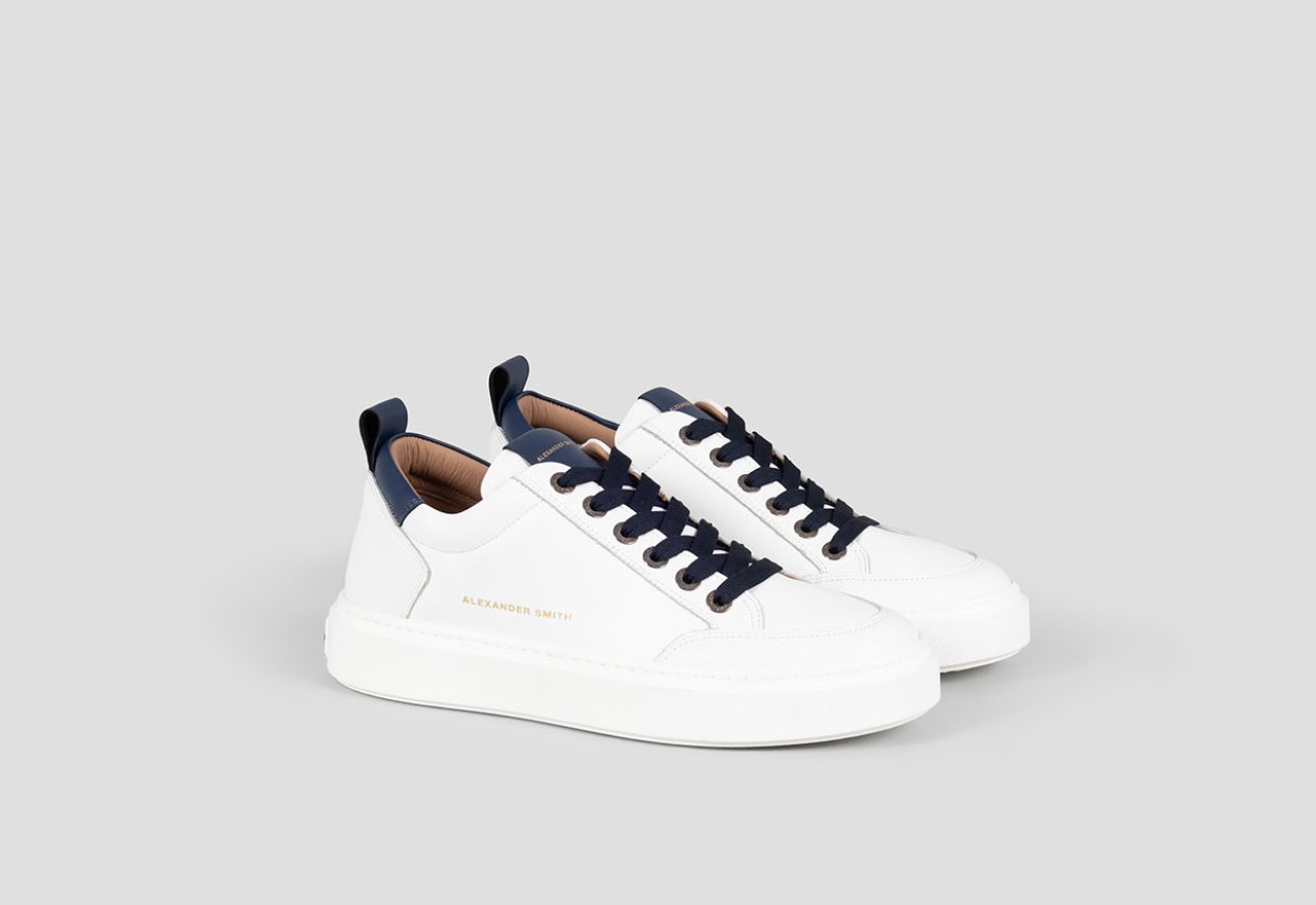 Alexander Smith BOND MAN WHITE BLUE Sottocosto