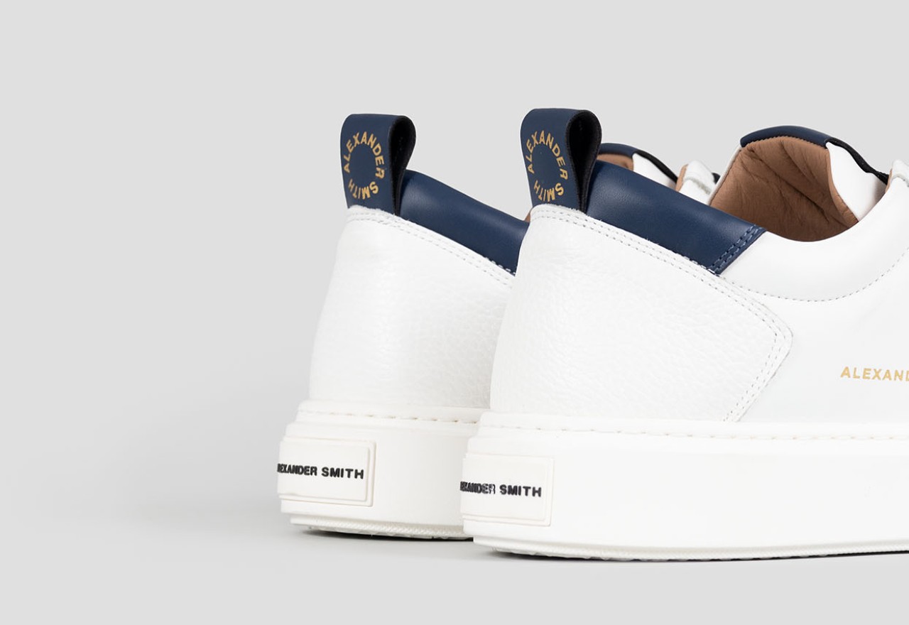 Alexander Smith BOND MAN WHITE BLUE Sottocosto