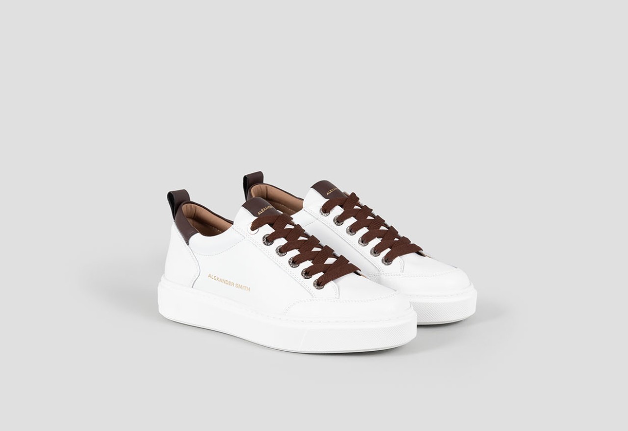 Alexander Smith BOND MAN WHITE DARK BROWN Presa