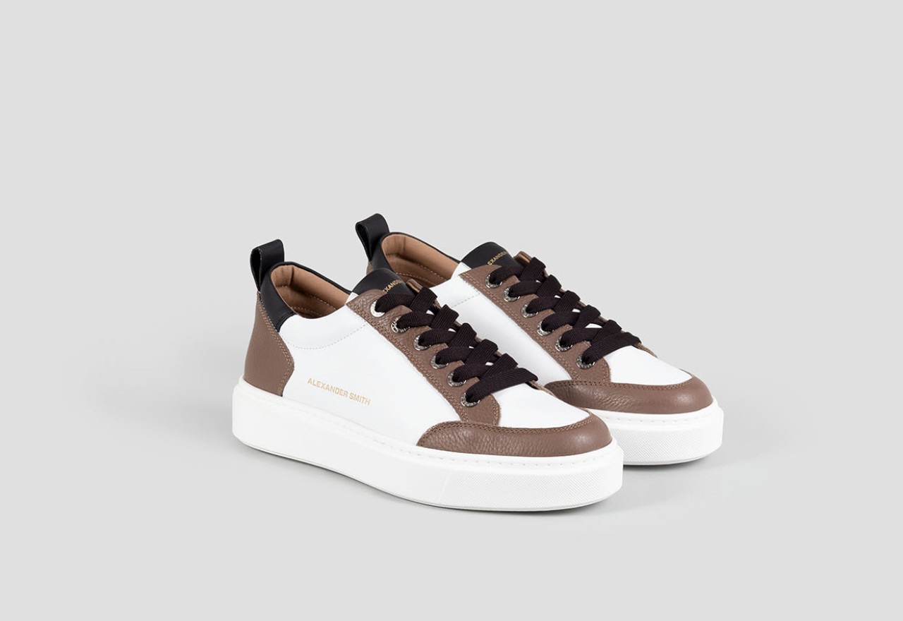Alexander Smith BOND MAN DARK COGNAC WHITE Outlet