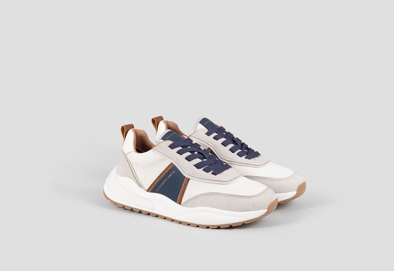 Alexander Smith ECO-DOVER MAN WHITE BLUE I Più Venduti