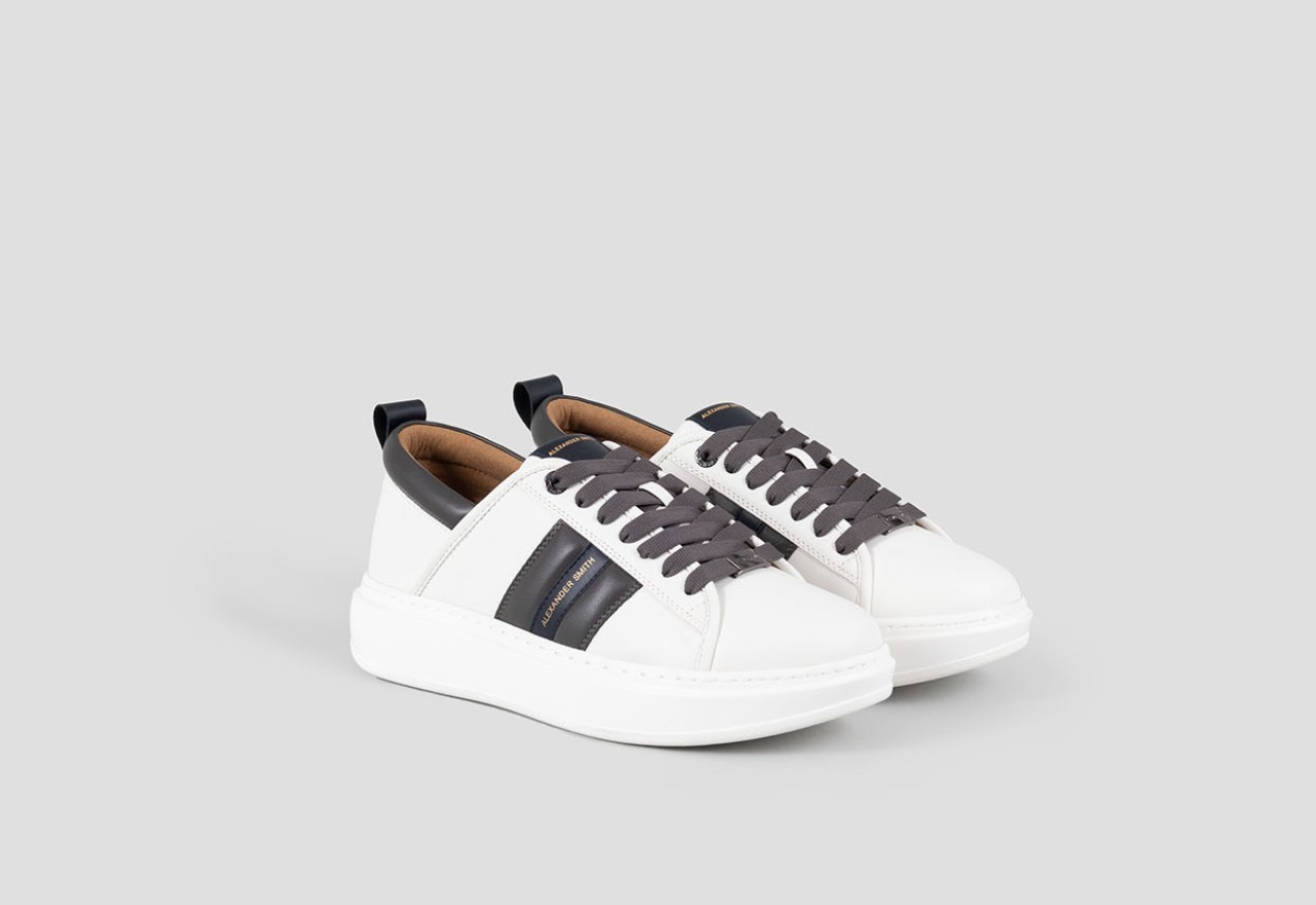 Alexander Smith ECO-WEMBLEY MAN WHITE DARK SMOKE BLUE Italia