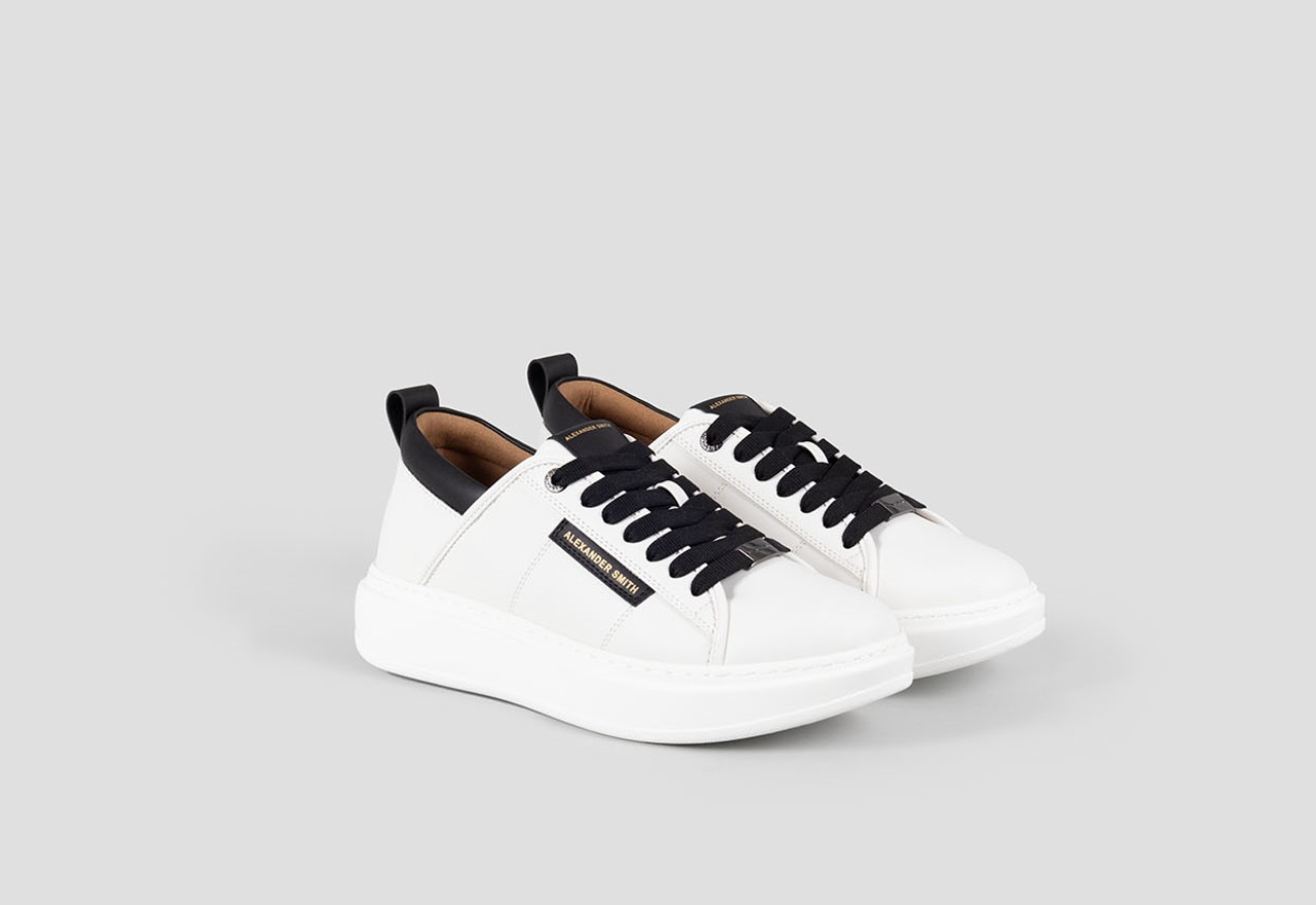 Alexander Smith ECO-WEMBLEY MAN WHITE BLACK In Linea