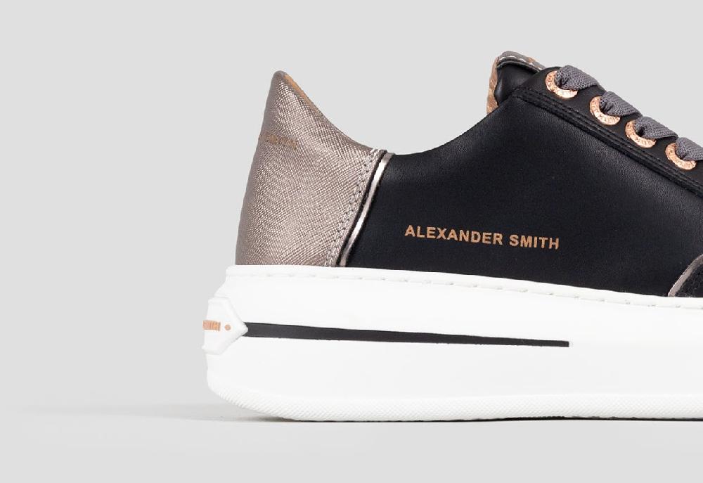 Alexander Smith LANCASTER WOMAN BLACK DARK SILVER In Saldo