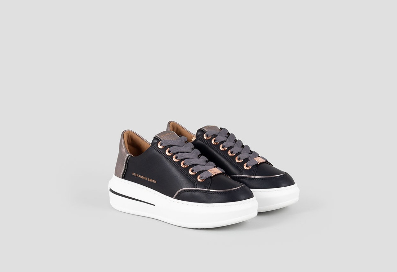 Alexander Smith LANCASTER WOMAN BLACK DARK SILVER In Saldo