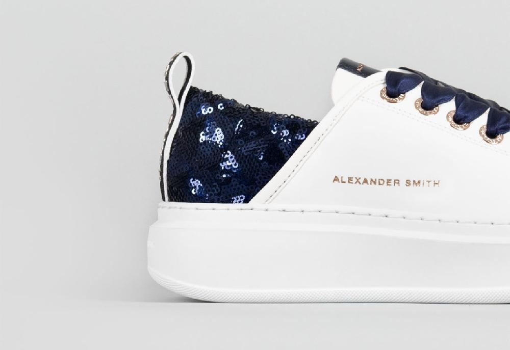 Alexander Smith WEMBLEY WOMAN WHITE BLUE Qualità