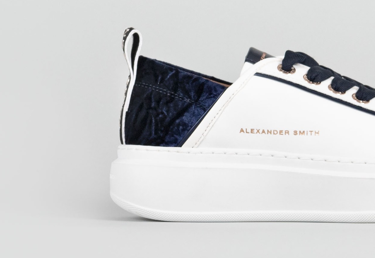 Alexander Smith WEMBLEY WOMAN WHITE BLUE Consegna Veloce