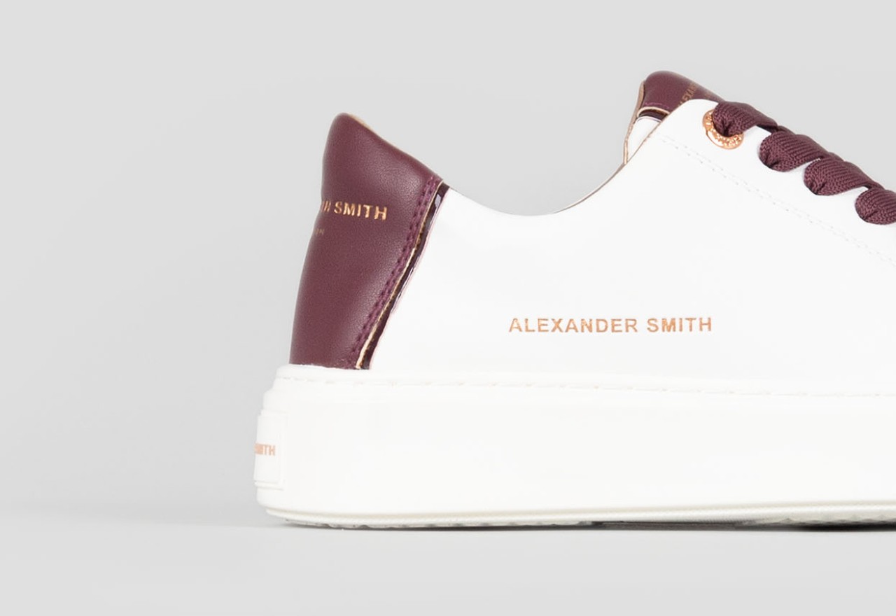 Alexander Smith LONDON WOMAN WHITE BORDEAUX Online