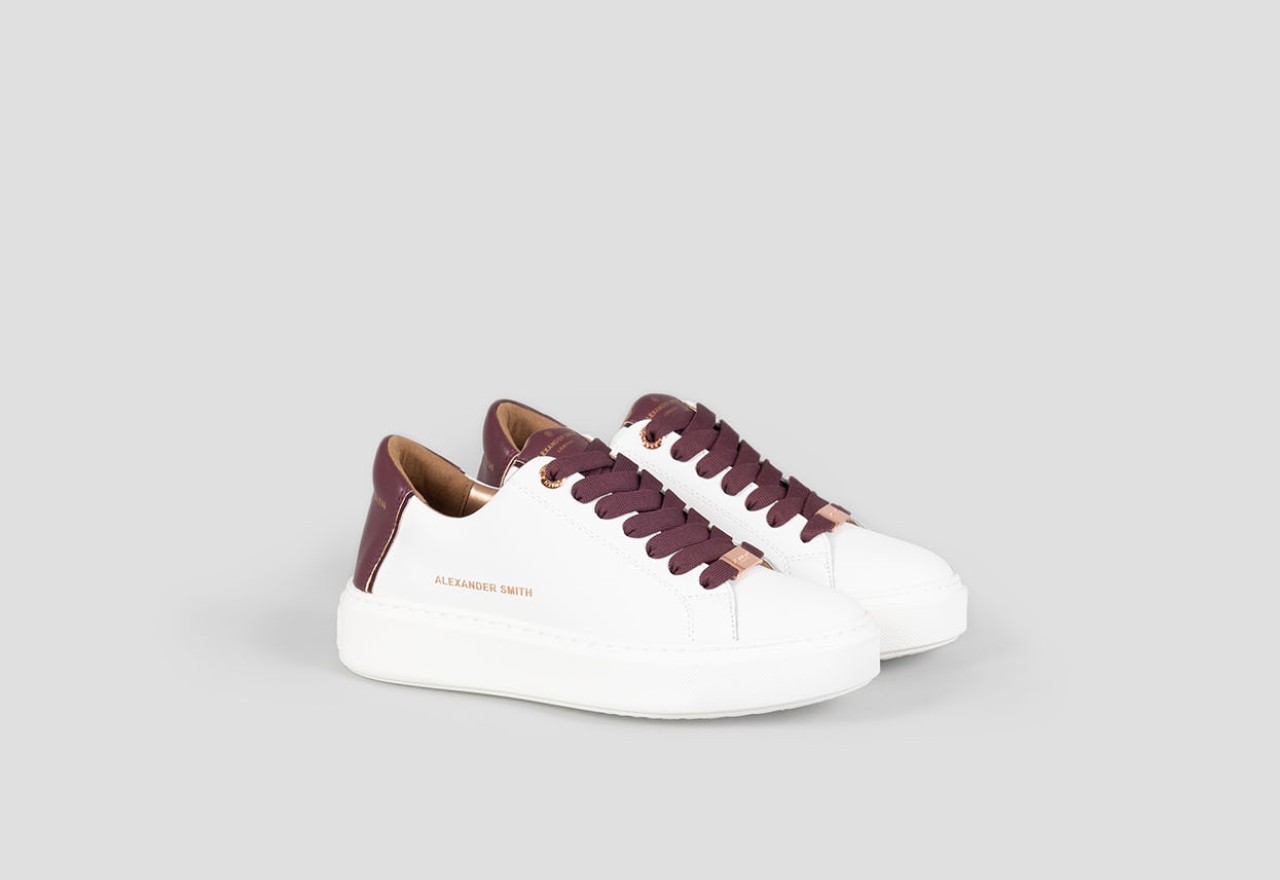 Alexander Smith LONDON WOMAN WHITE BORDEAUX Online