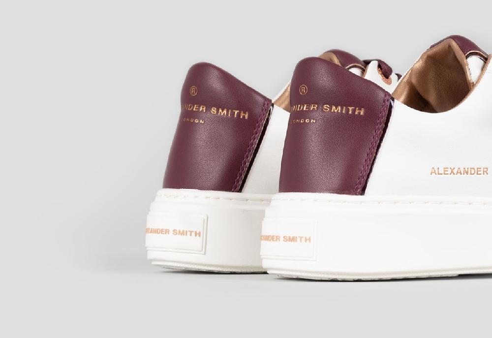 Alexander Smith LONDON WOMAN WHITE BORDEAUX Online