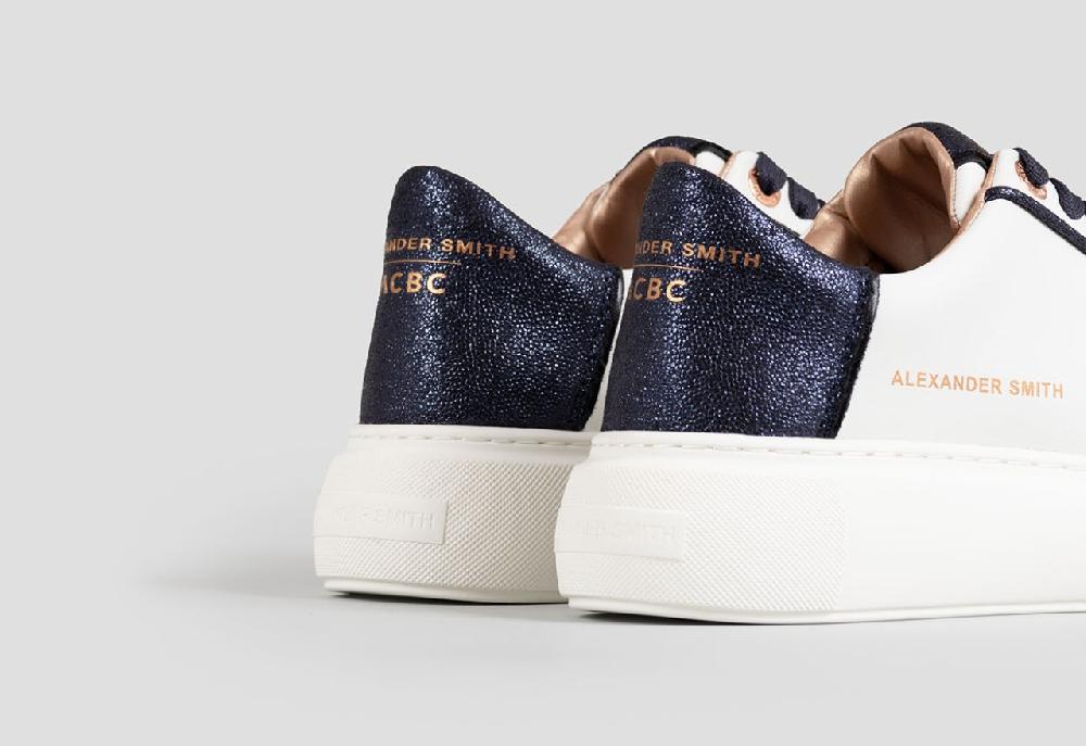 Alexander Smith ECO-GREENWICH WHITE BLUE Nuovo