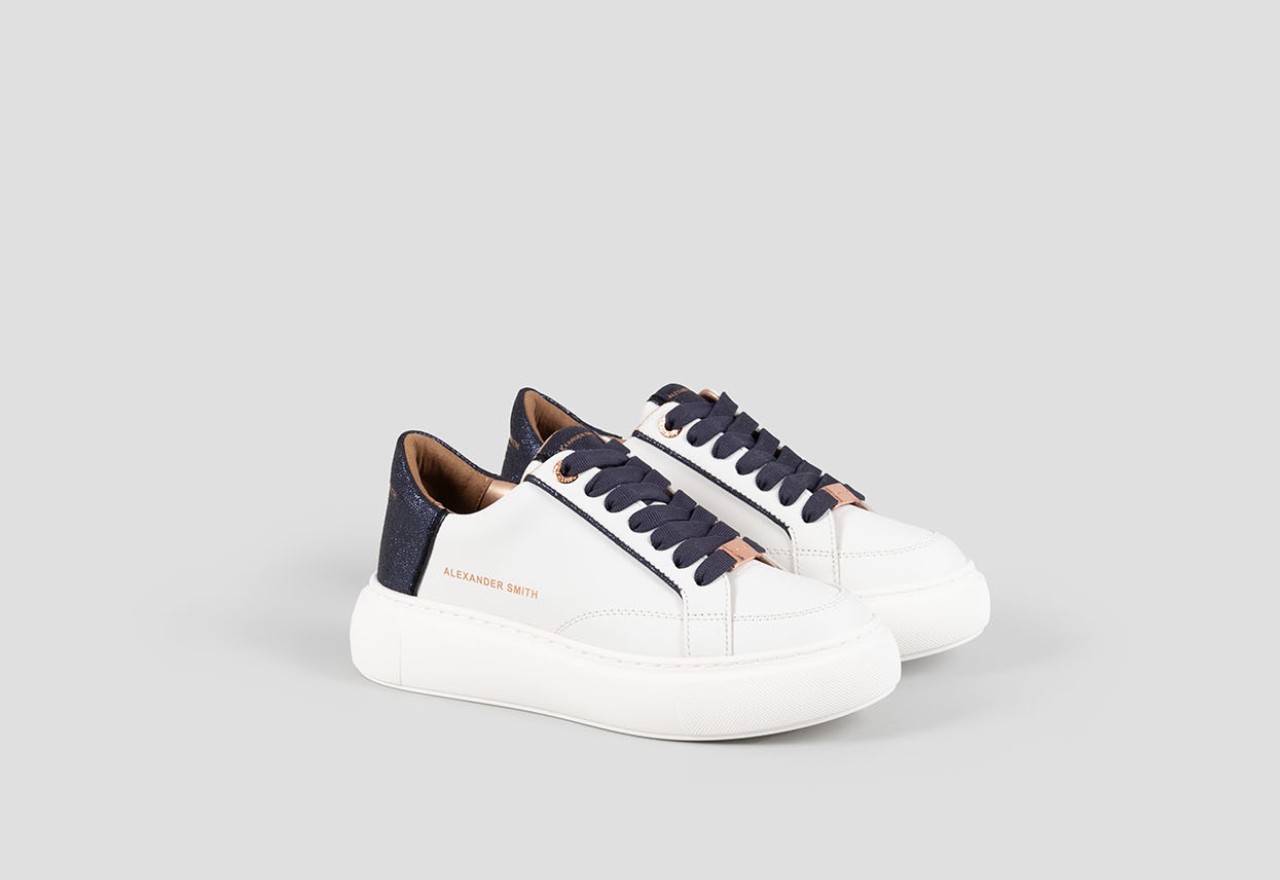 Alexander Smith ECO-GREENWICH WHITE BLUE Nuovo