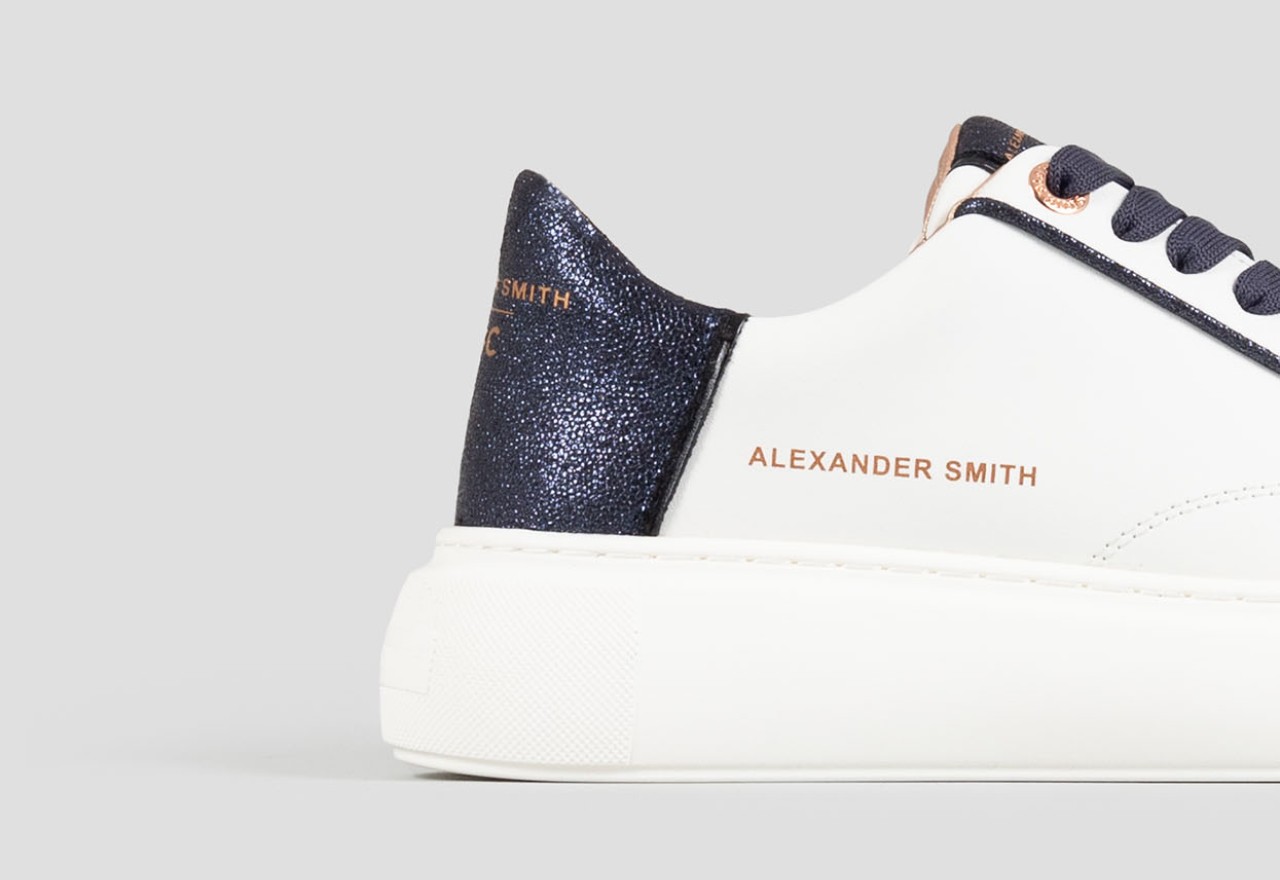 Alexander Smith ECO-GREENWICH WHITE BLUE Nuovo