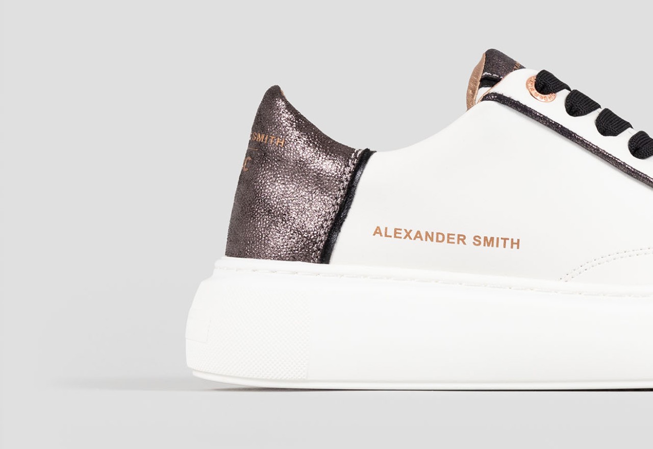 Alexander Smith ECO-GREENWICH WOMAN WHITE BLACK Qualità