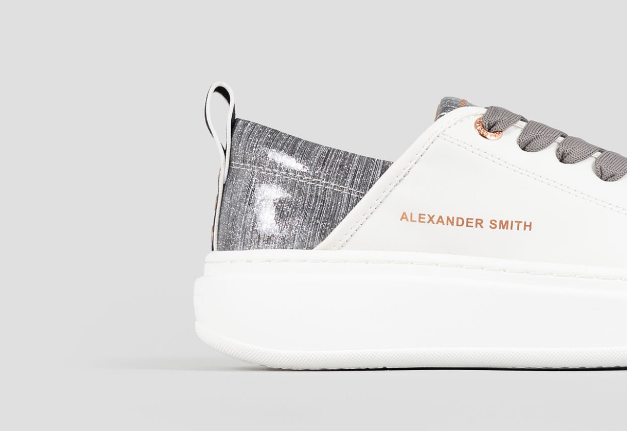 Alexander Smith ECO-WEMBLEY WOMAN WHITE SILVER Fino Al -60%