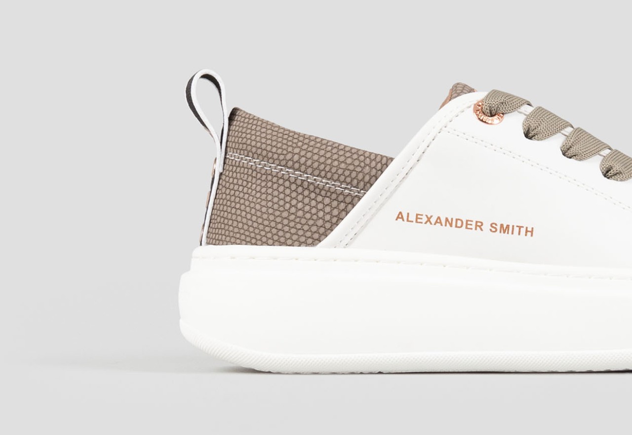 Alexander Smith ECO-WEMBLEY WOMAN WHITE GREEN Sottocosto