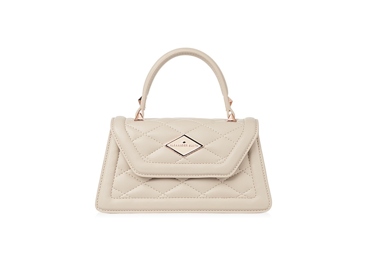 Alexander Smith ELIZABETH MINI - NUDE - MATELASSÉ