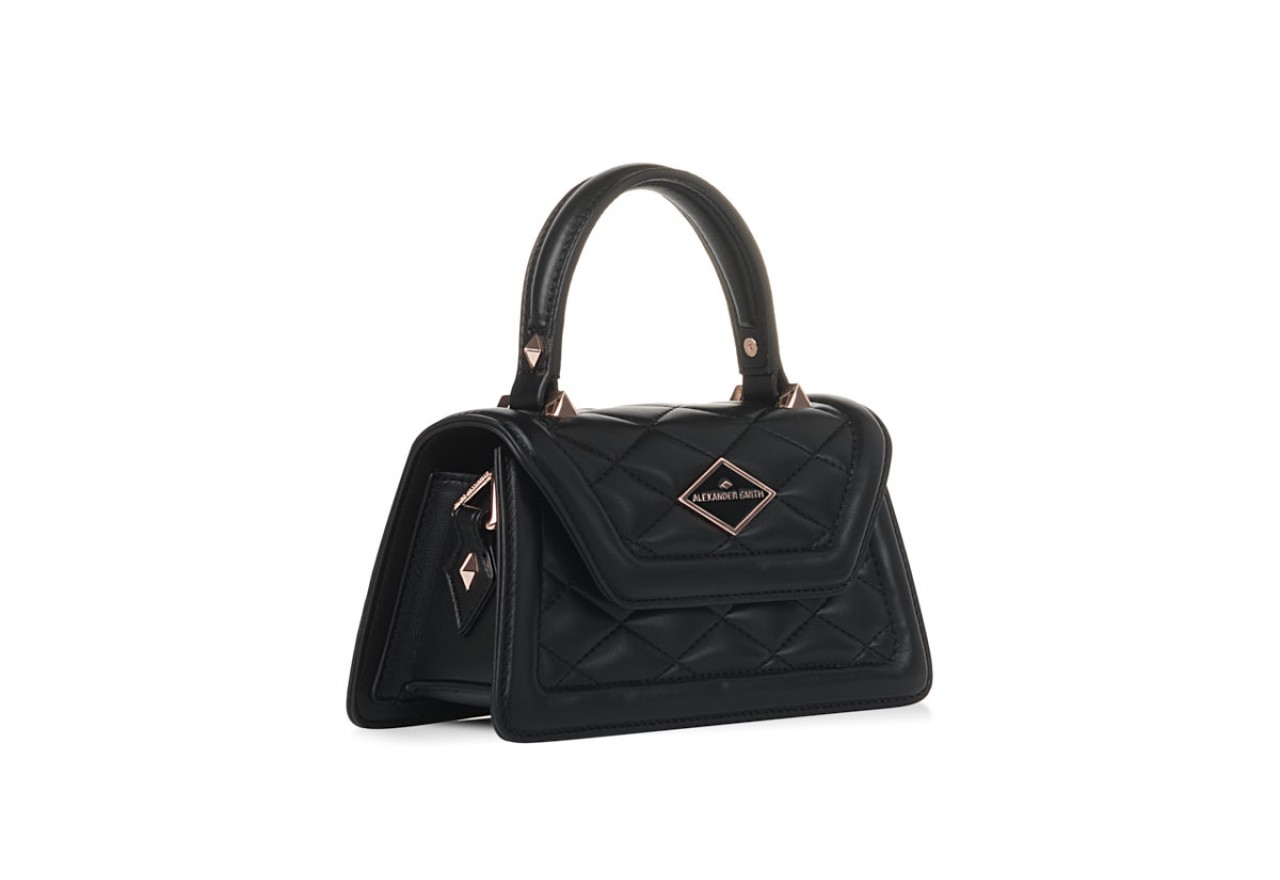 Alexander Smith ELIZABETH MINI - BLACK - MATELASSÉ Offerta