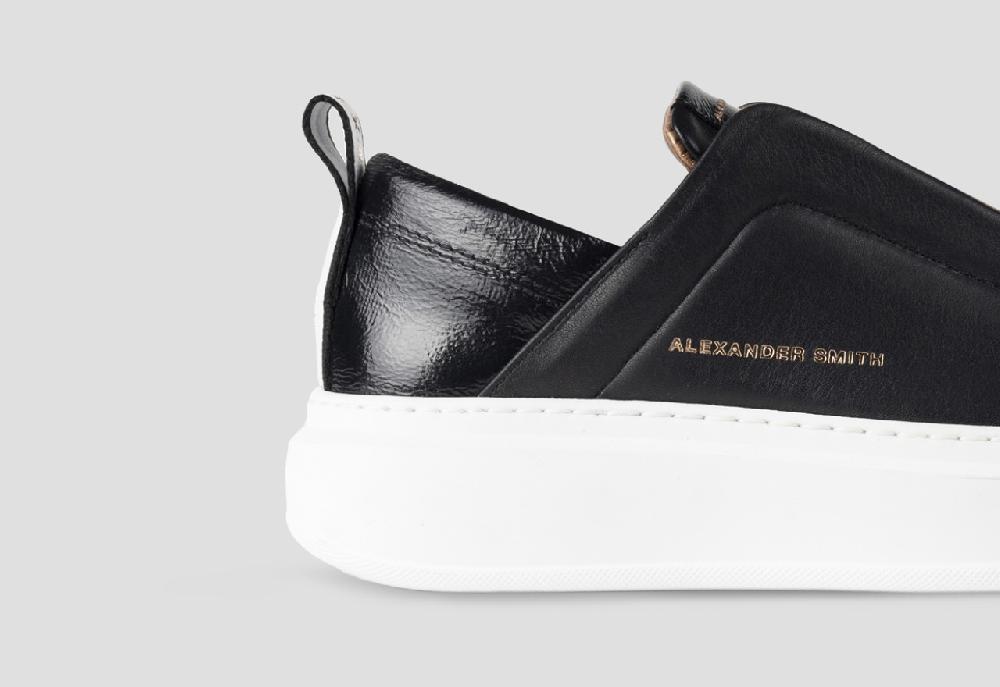 Alexander Smith WEMBLEY SLIP-ON WOMAN BLACK Fino al 65% di sconto